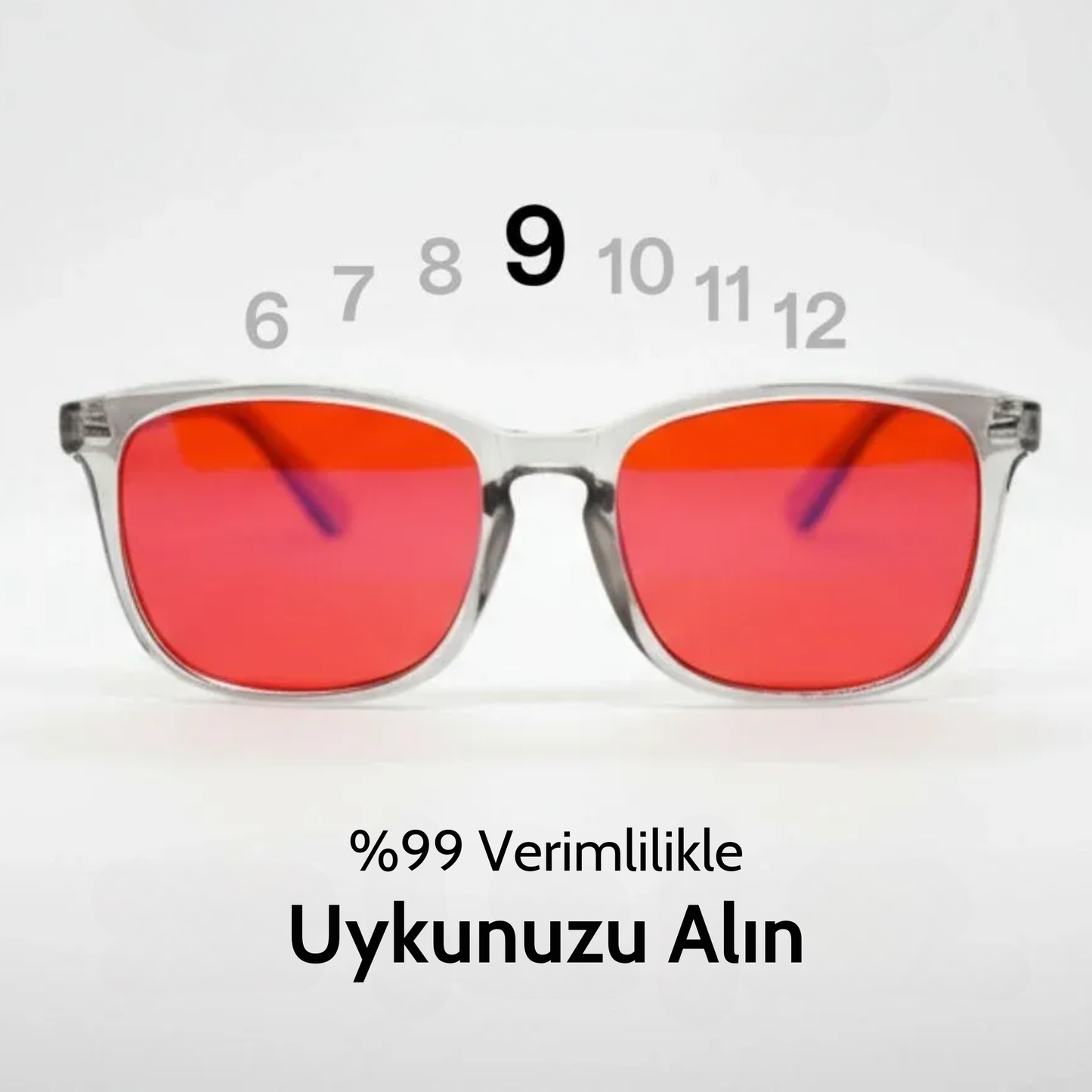 LodyMood™ Unisex Kırmızı Lens Mavi Işık Gözlük