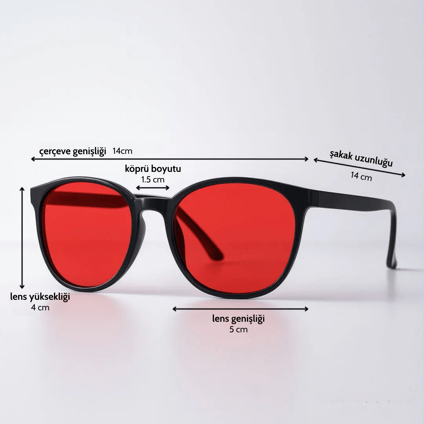 LodyMood™ Unisex Kırmızı Lens Mavi Işık Gözlük