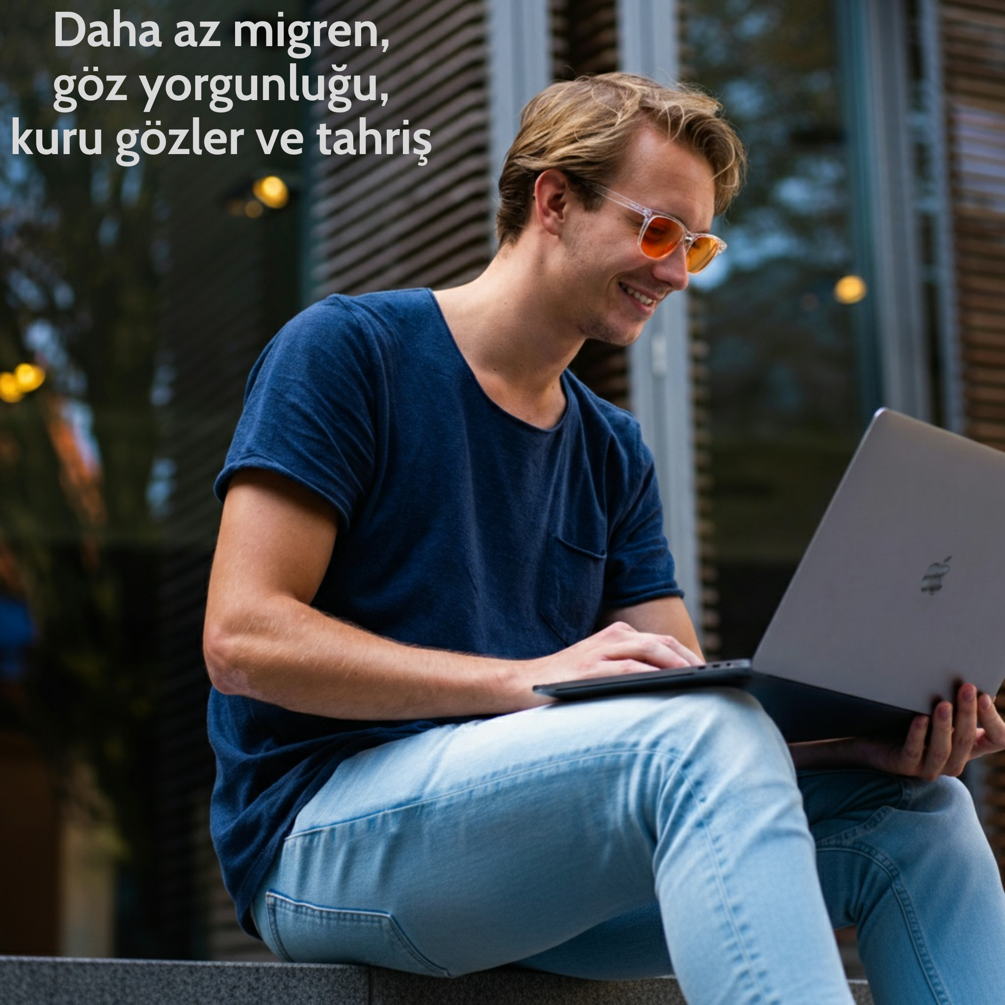 LodyMood™ Unisex Kırmızı Lens Mavi Işık  Gözlük